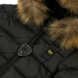 Blauer Giubbino tinta unita con Cappuccio Nero per Neonato 23WBBXC02296 NERO BLAUER 