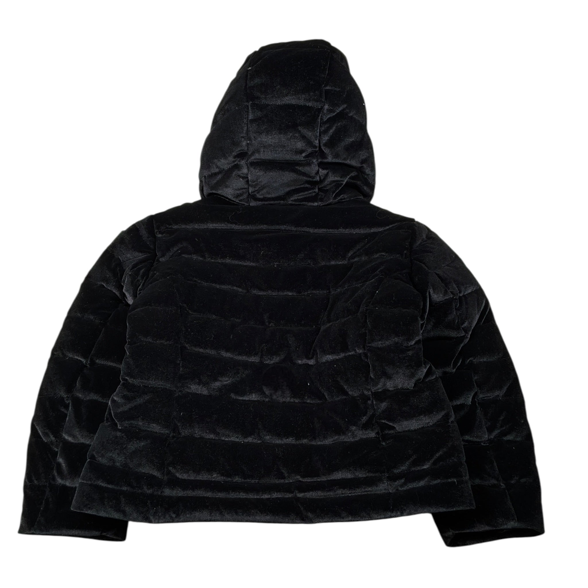 Blauer Giubbino tinta unita con Cappuccio Nero per Bambina 24WBLGC03516 NERO BLAUER 