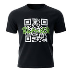 Blauer T-Shirt tinta unita con Stampa Nero per Bambino 25SBLKHO2566 NERO BLAUER 