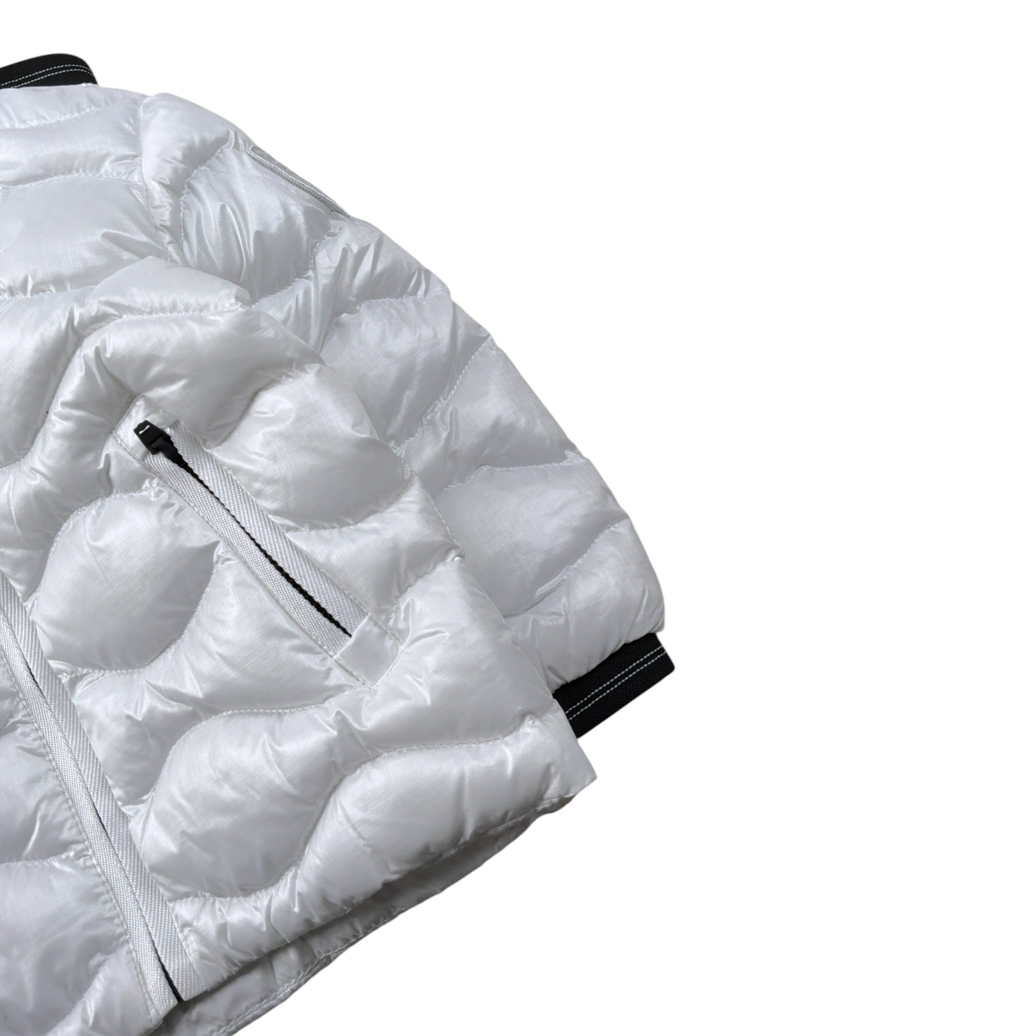 Blauer Giubbino tinta unita con Zip E Cappuccio Bianco per Neonato 25WBBXC02456XX BIANCO BLAUER 