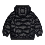 Blauer Giubbino tinta unita con Zip E Cappuccio Nero per Neonato 25WBBXC02456XXX NERO BLAUER 