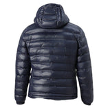 Blauer Giubbino tinta unita con Zip E Cappuccio Blu per Bambino 25WBLC02419 BLU BLAUER 
