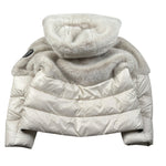 Blauer Giubbino tinta unita con Zip E Cappuccio Beige per Neonata 25WBLGC02411 BEIGE BLAUER 