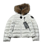 Blauer Giubbino tinta unita con Zip E Cappuccio Bianco per Bambina 25WBLGC03380 BIANCO BLAUER 