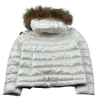 Blauer Giubbino tinta unita con Zip E Cappuccio Bianco per Bambina 25WBLGC03380 BIANCO BLAUER 