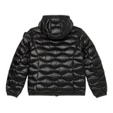 Blauer Giubbino tinta unita con Cappuccio Nero per Bambina 25WBLGC03385 NERO BLAUER 