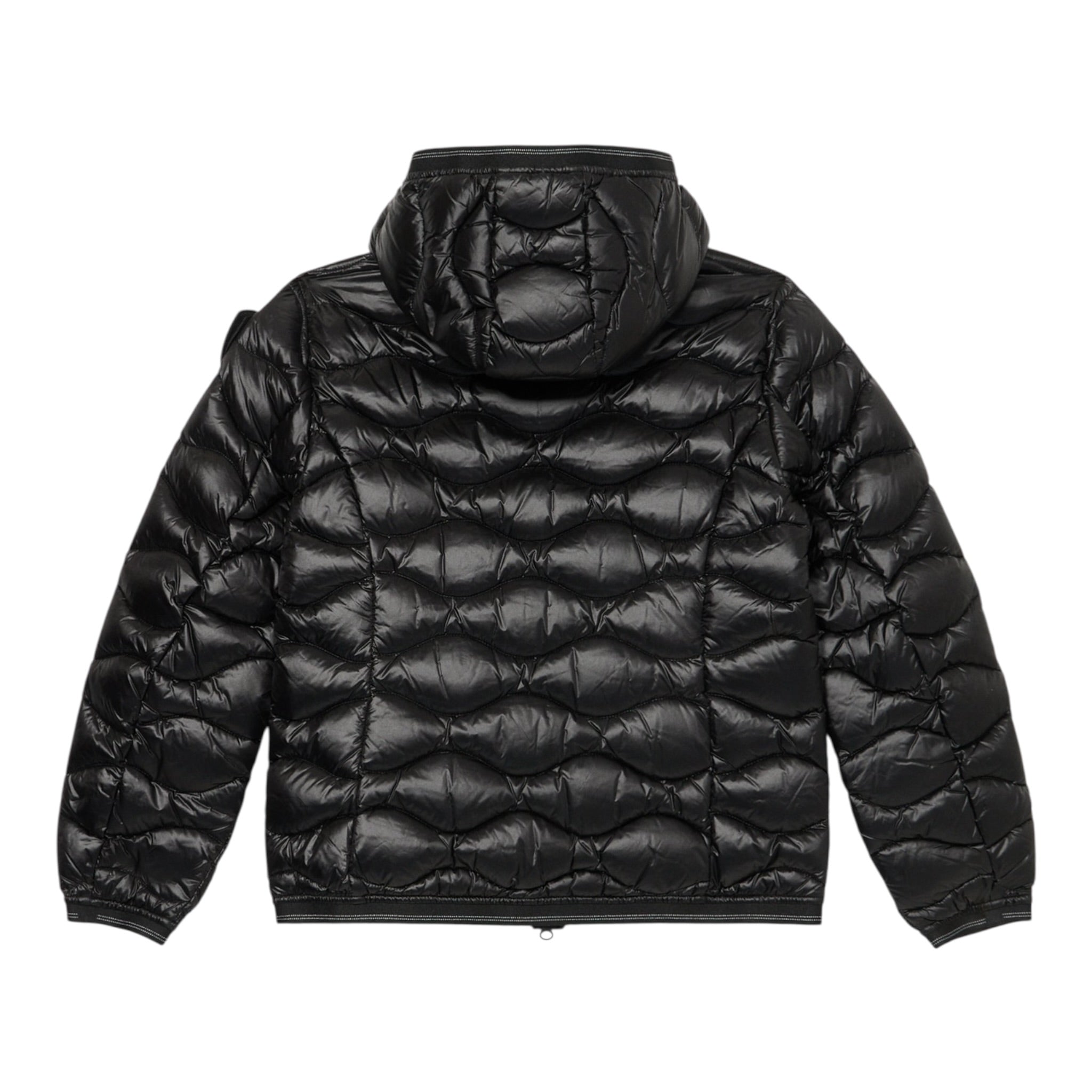 Blauer Giubbino tinta unita con Cappuccio Nero per Neonata 25WBLGC03385N NERO BLAUER 