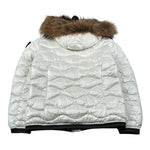 Blauer Giubbino tinta unita con Zip E Cappuccio Bianco per Bambina 25WBLGC03387 BIANCO BLAUER 