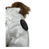 Blauer Giubbino tinta unita con Zip E Cappuccio Bianco per Bambina 25WBLGC03387 BIANCO BLAUER 