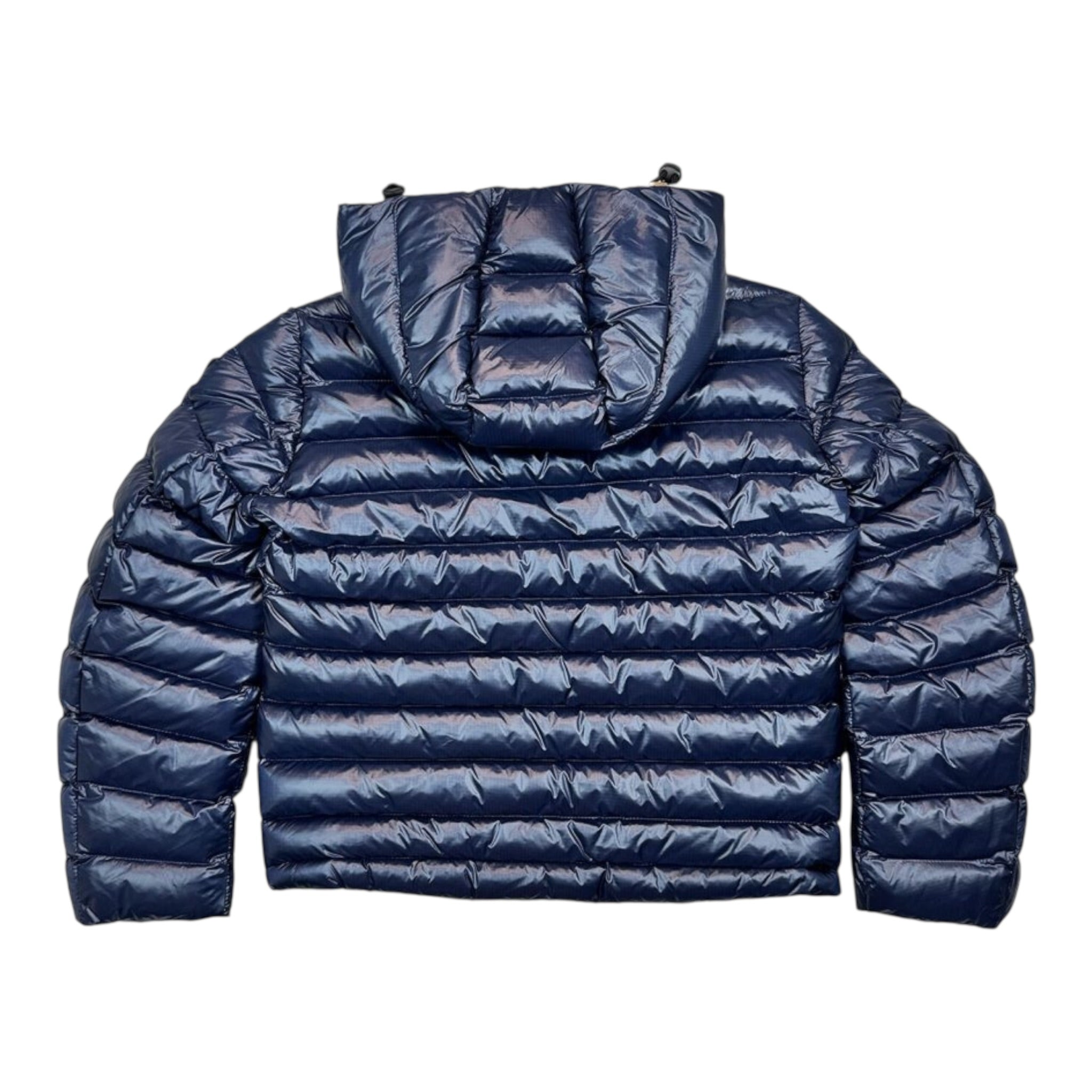 Blauer Giubbino tinta unita con Zip E Cappuccio Blu per Bambino 25WBLKC02426 BLU BLAUER 