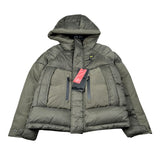 Blauer Giubbino tinta unita con Zip E Cappuccio Verde per Bambino 25WBLKC02432 VERDE BLAUER 