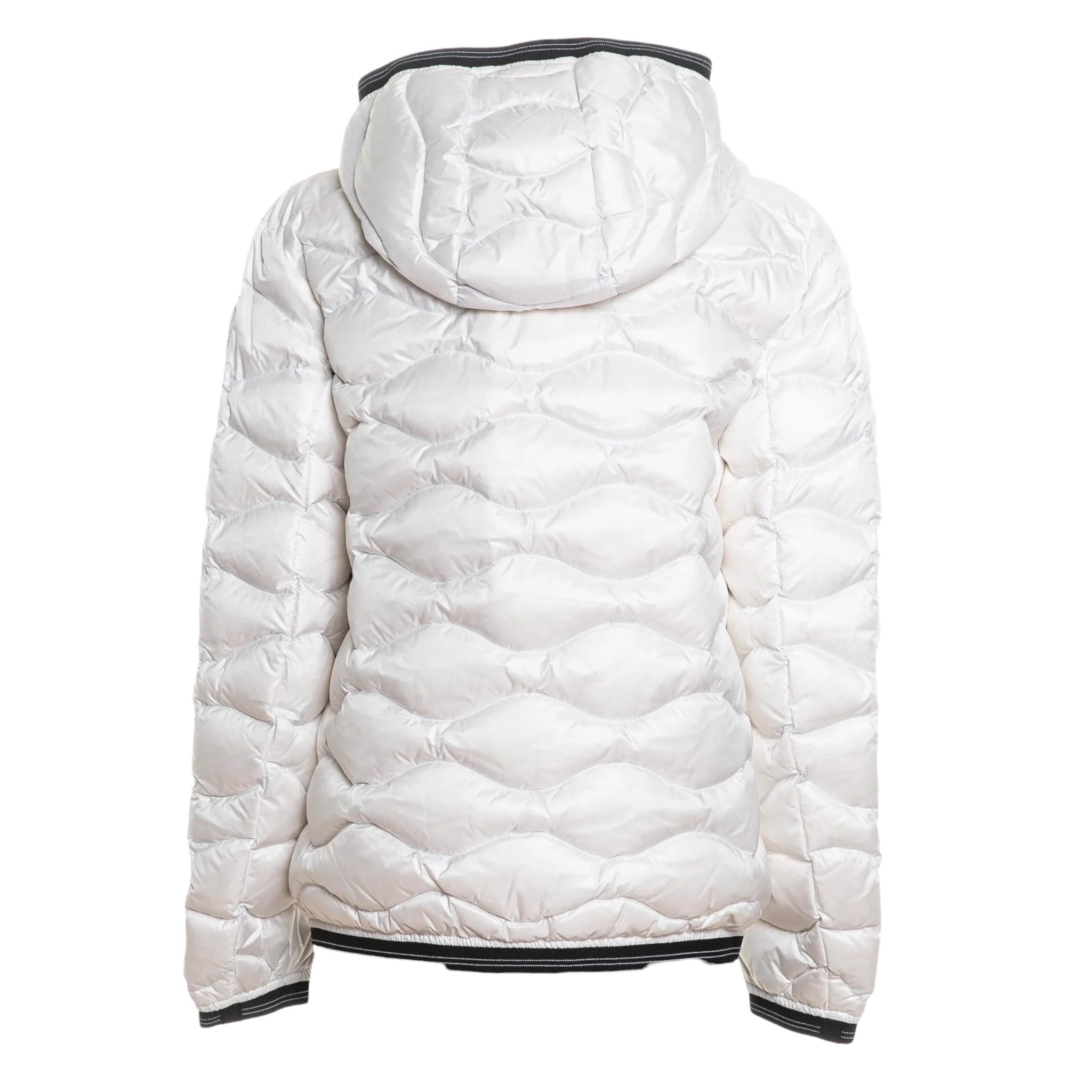 Blauer Giubbino tinta unita con Zip E Cappuccio Bianco per Bambino 25WBLKC03438X BIANCO BLAUER 