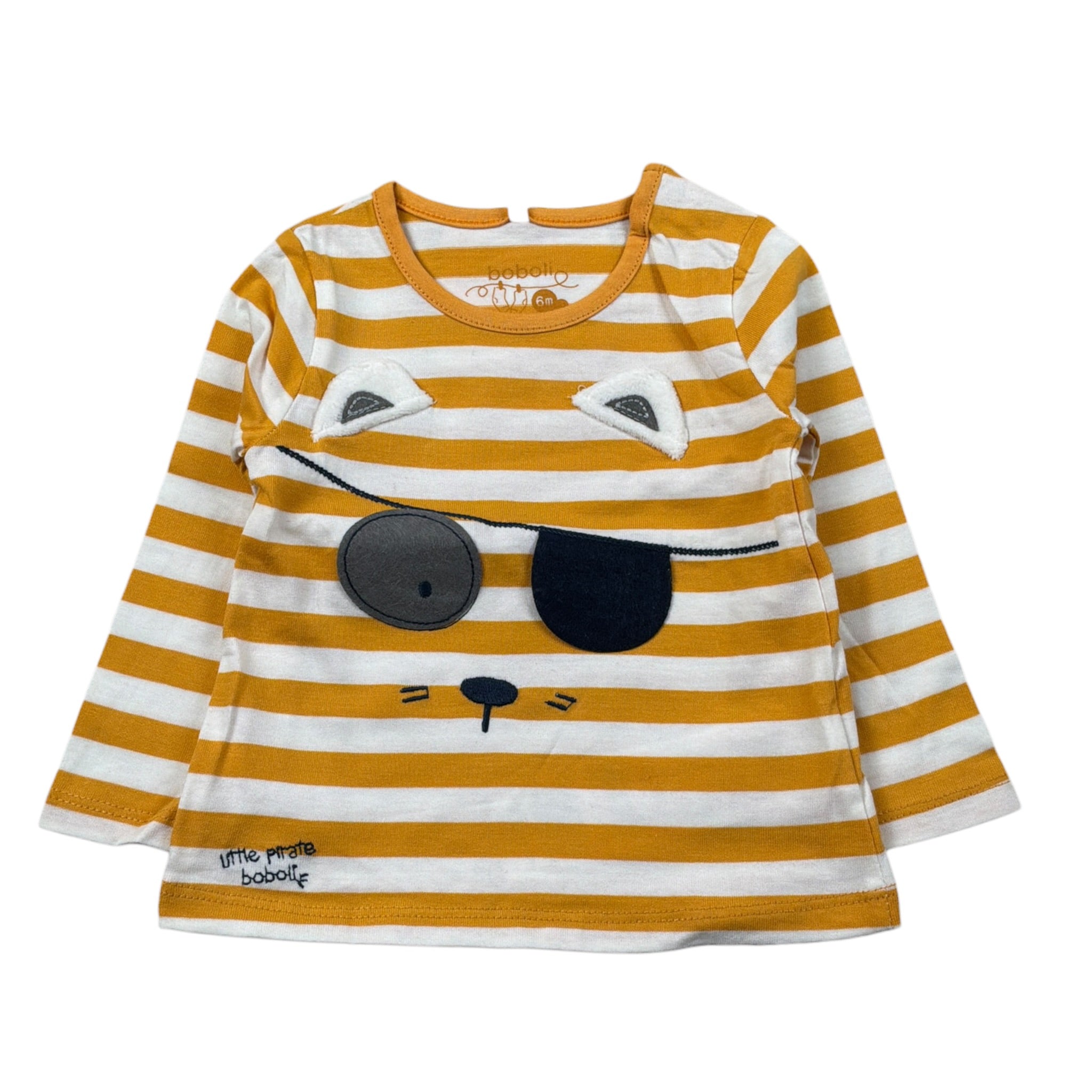 Boboli Shirt Bicolore Fantasia A Righe Senape per Neonato 133131 SENAPE BOBOLI 