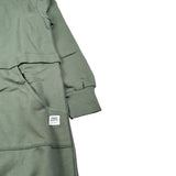 Boboli Abito Felpa con Cappuccio tinta unita Verde per Bambina 437059 VERDE BOBOLI 