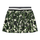 Boboli Gonna Stampa Fantasia con Elastico In Vita Verde per Bambina 437093 VERDE BOBOLI 