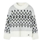 Boboli Maglia Mezzocollo tinta unita Panna per Bambina 437161 PANNA BOBOLI 