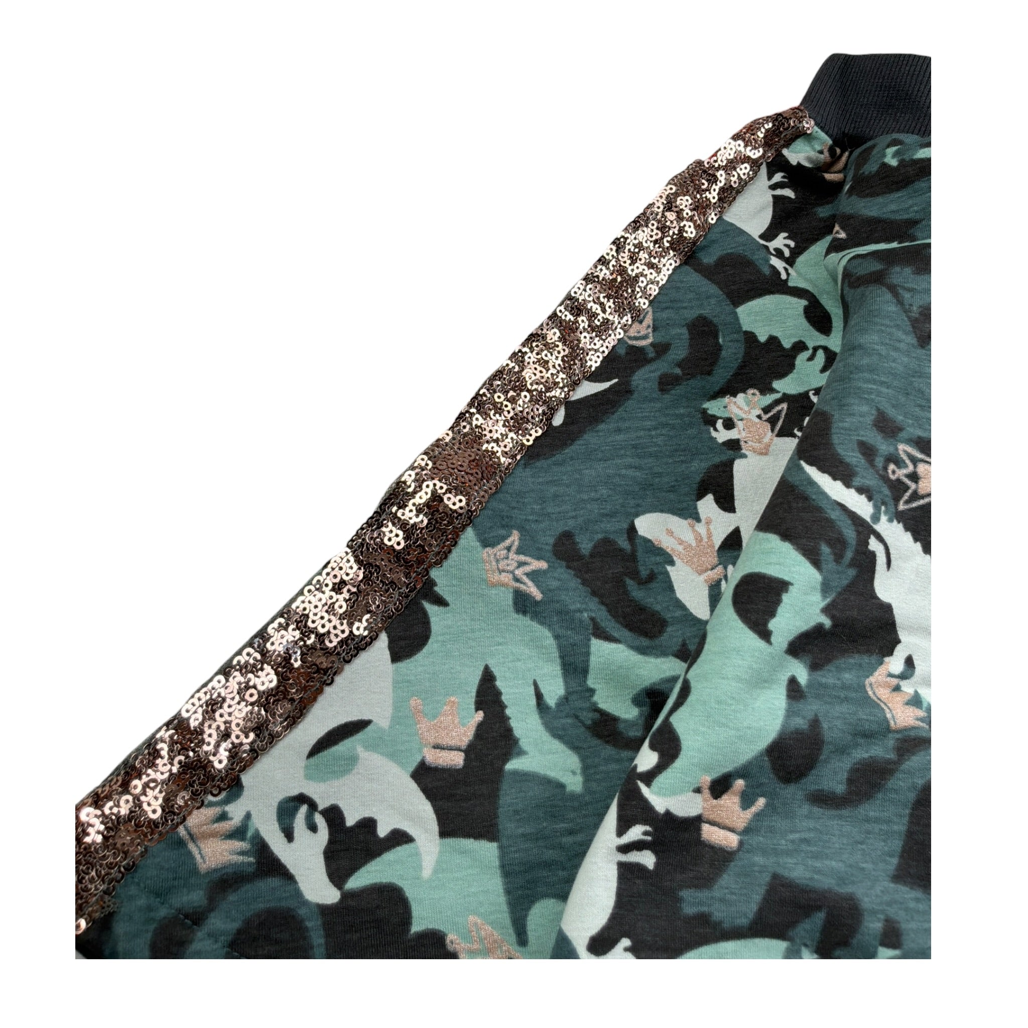 Boboli Gonna Stampa Fantasia con Elastico In Vita Verde per Bambina 468086 VERDE BOBOLI 