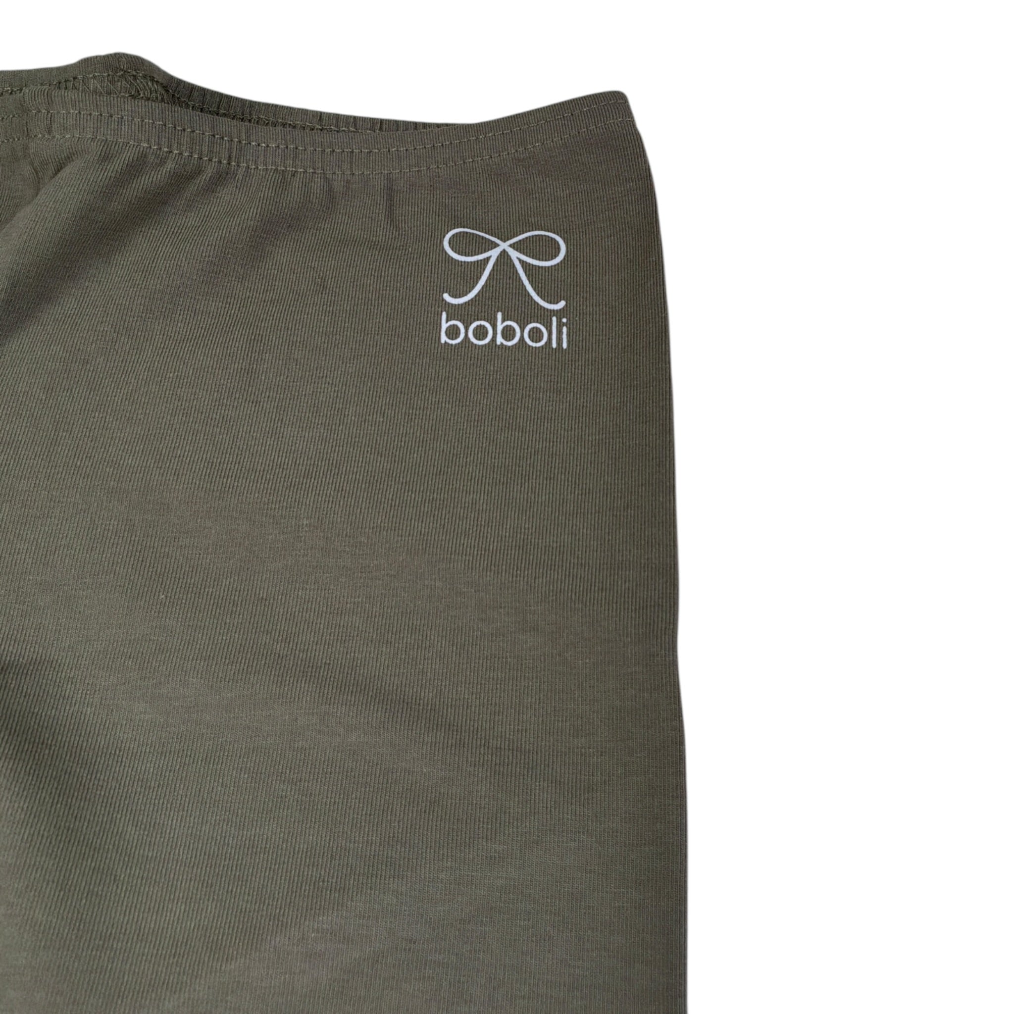 Boboli Leggins tinta unita con Stampa Verde per Bambina 491105 VERDE BOBOLI 