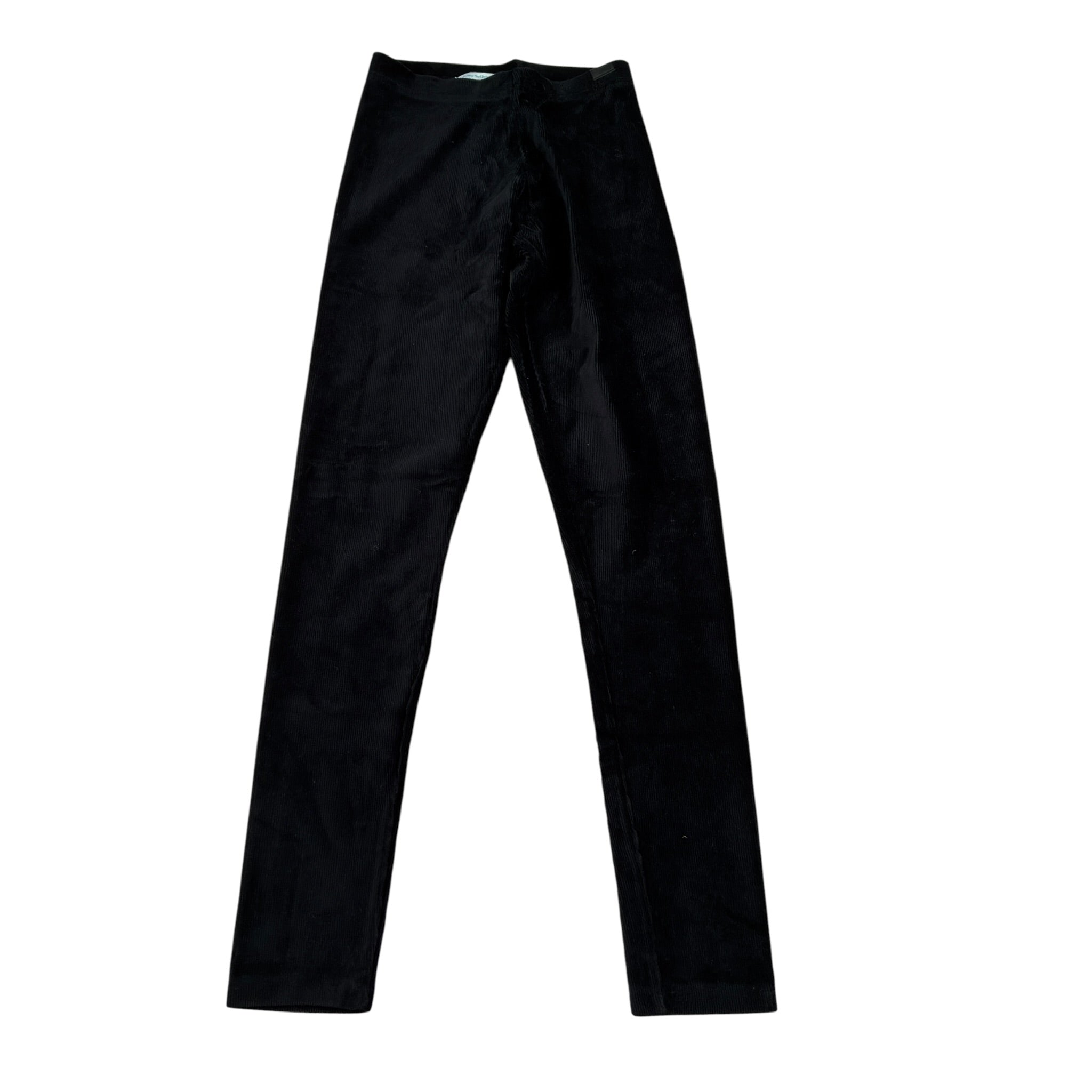 Boboli Leggins tinta unita In Camoscio Nero per Bambina 493062 NERO BOBOLI 