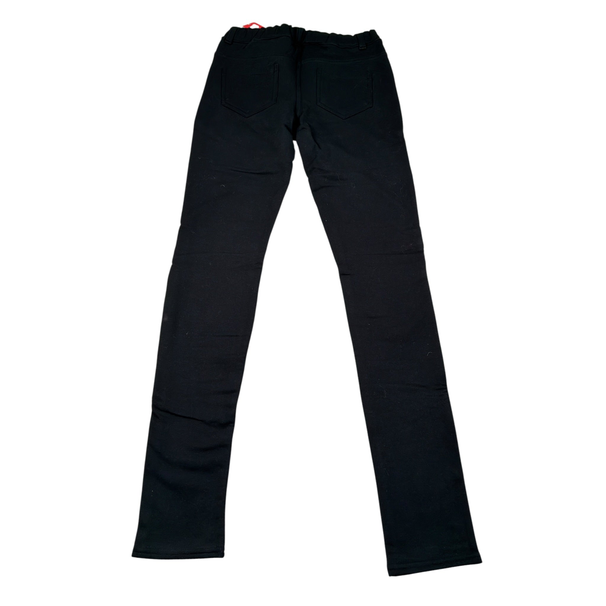 Boboli Pantalone tinta unita con Elastico In Vita Nero per Bambina 498023 NERO BOBOLI 