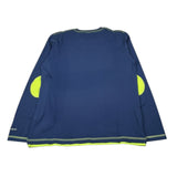 Boboli Shirt Girocollo tinta unita con Stampa Blu per Bambino 528128 BLU BOBOLI 
