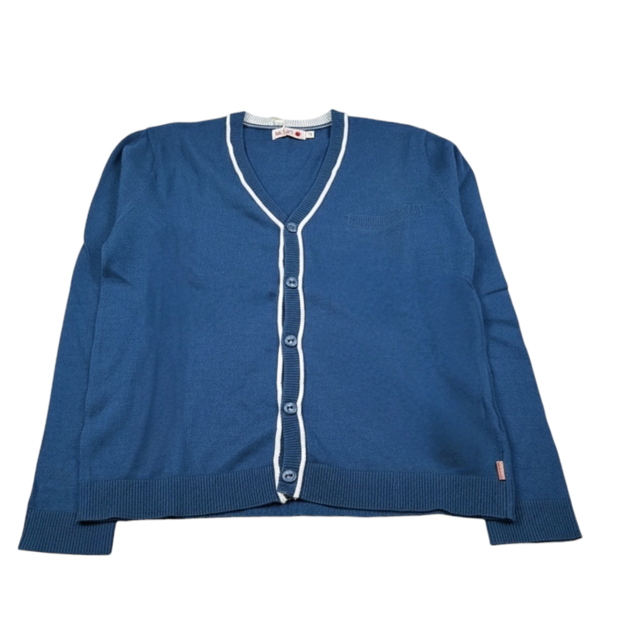 Boboli Cardigan tinta unita Blu per Bambino 736264 BLU BOBOLI 