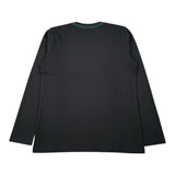 Boboli Shirt Girocollo tinta unita con Stampa Nero per Bambino AHTBB NERO BOBOLI 