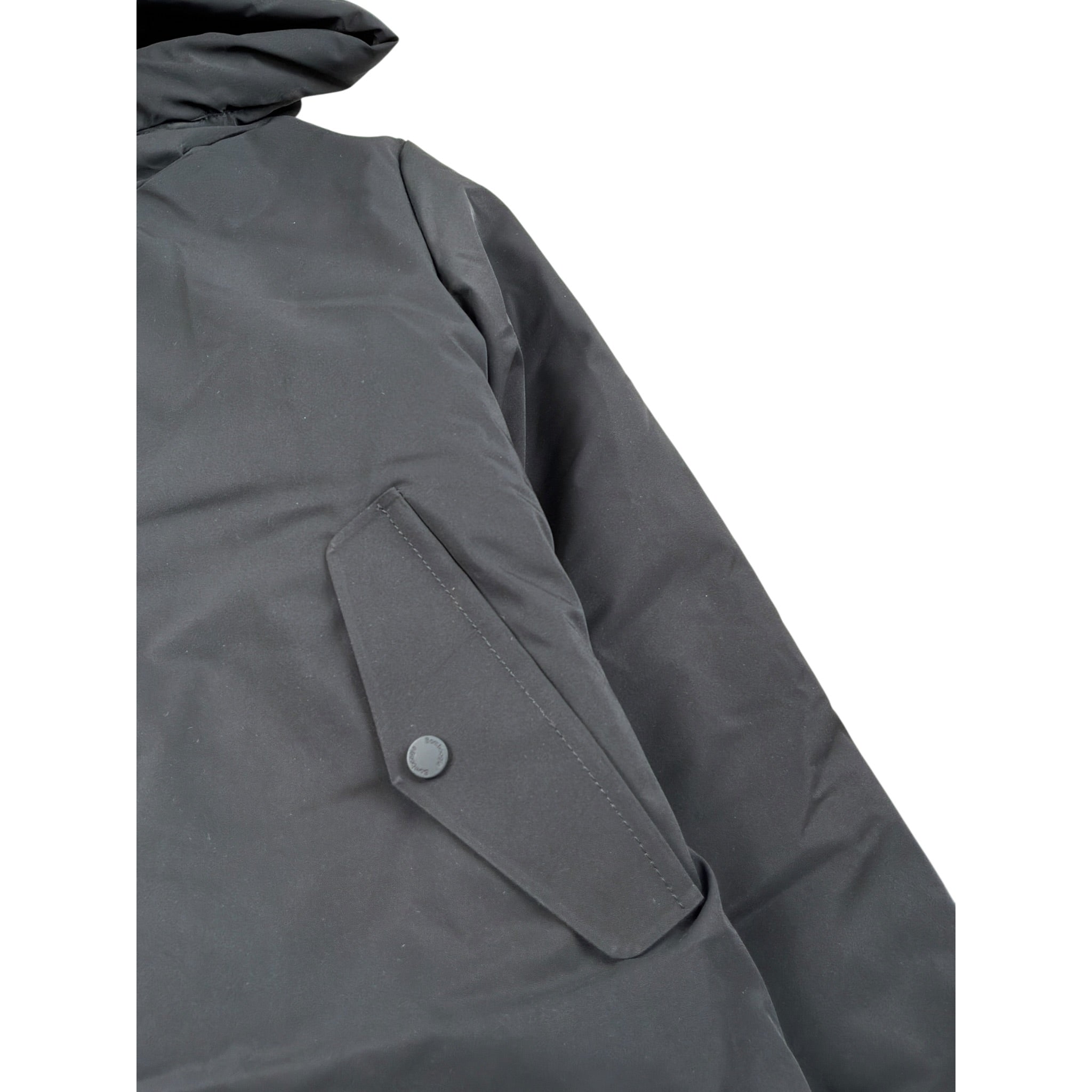 Bomboogie Giubbino tinta unita con Cappuccio Nero per Bambina GG9237 NERO BOMBOOGIE 