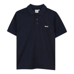 Boss Polo tinta unita con Logo Blu per Bambino J52014 BLU BOSS 