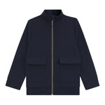 Boss Felpa tinta unita con Zip Blu per Bambino J52326 BLU BOSS 