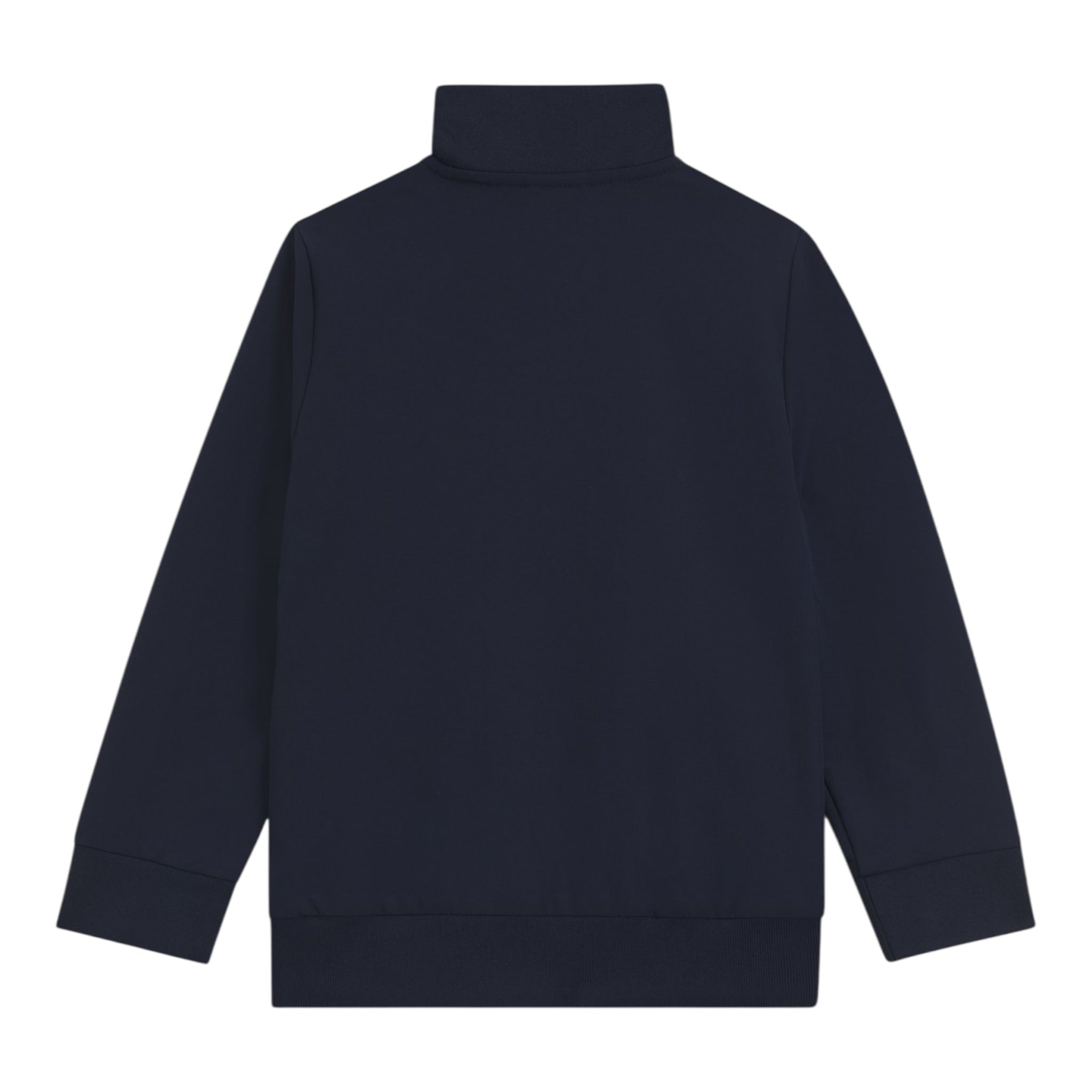 Boss Felpa tinta unita con Zip Blu per Bambino J52326 BLU BOSS 