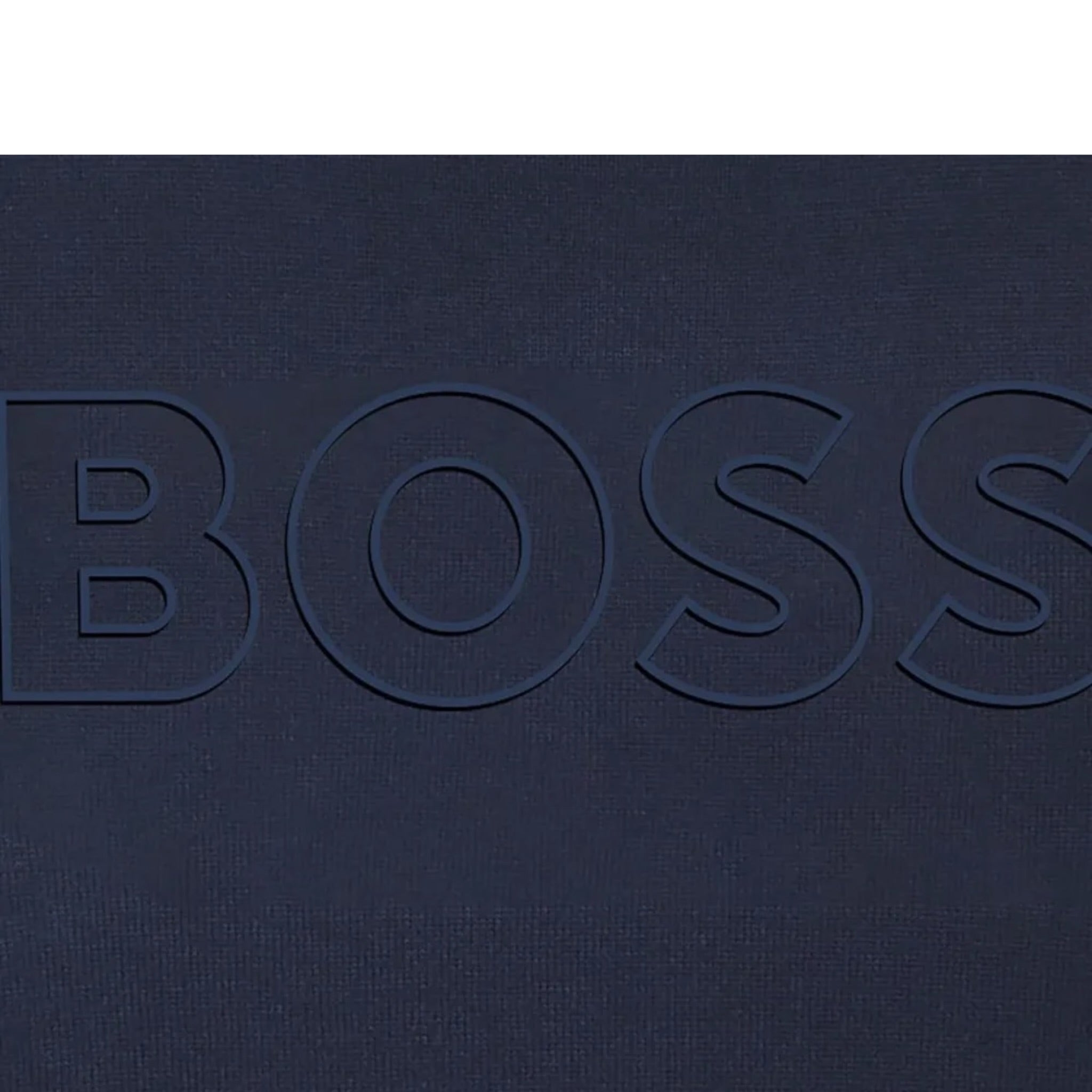 Boss Maglia Girocollo tinta unita con Stampa Blu per Bambino J52338 BLU BOSS 