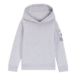 Boss Felpa tinta unita con Cappuccio Grigio per Bambino J52354 GRIGIO BOSS 