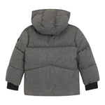 Boss Giubbino tinta unita con Zip E Cappuccio Grigio per Bambino J52394 GRIGIO BOSS 