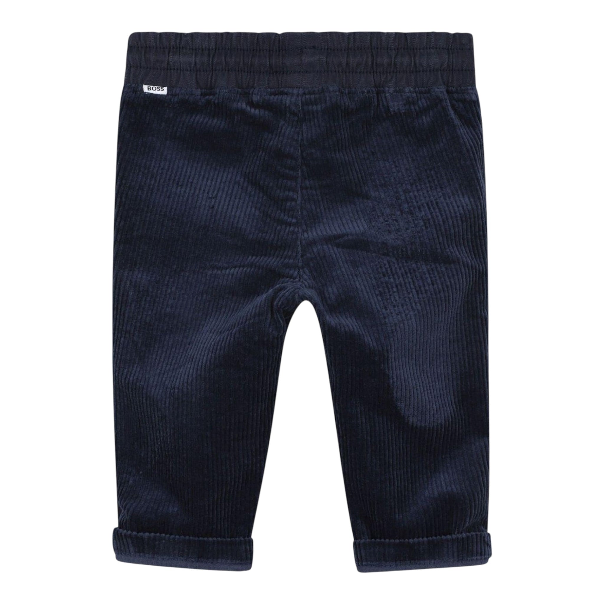 Boss Pantalone tinta unita In Camoscio Blu per Bambino J52438J BLU BOSS 