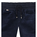 Boss Pantalone tinta unita In Camoscio Blu per Bambino J52438J BLU BOSS 