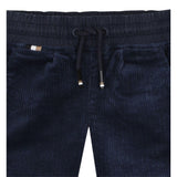 Boss Pantalone tinta unita In Camoscio Blu per Bambino J52438J BLU BOSS 