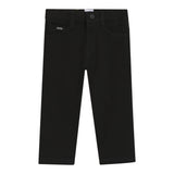 Boss Pantalone tinta unita con Girovita Regolabile Nero per Bambino J52440X NERO BOSS 