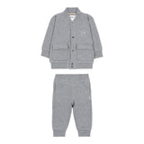 Boss Completo 2Pz Felpa-Pantalone Grigio per Neonato J52482N GRIGIO BOSS 