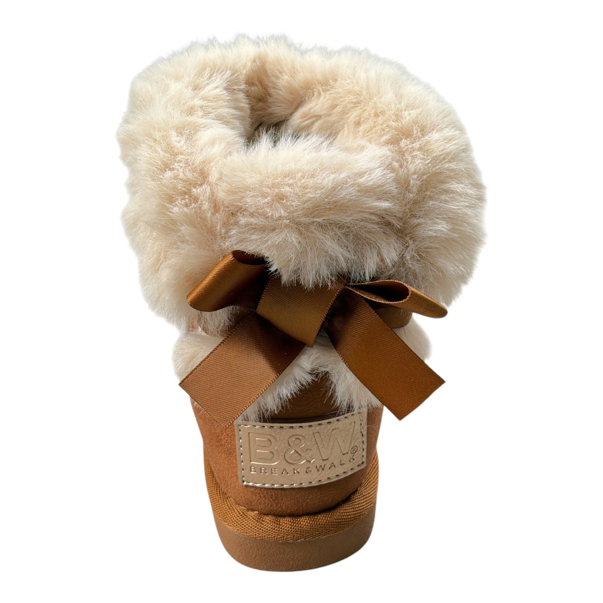 Break&Walk Stivale tinta unita con Pelliccia Cammello per Bambina BJSH542021 CAMMELLO BREAK&WALK 