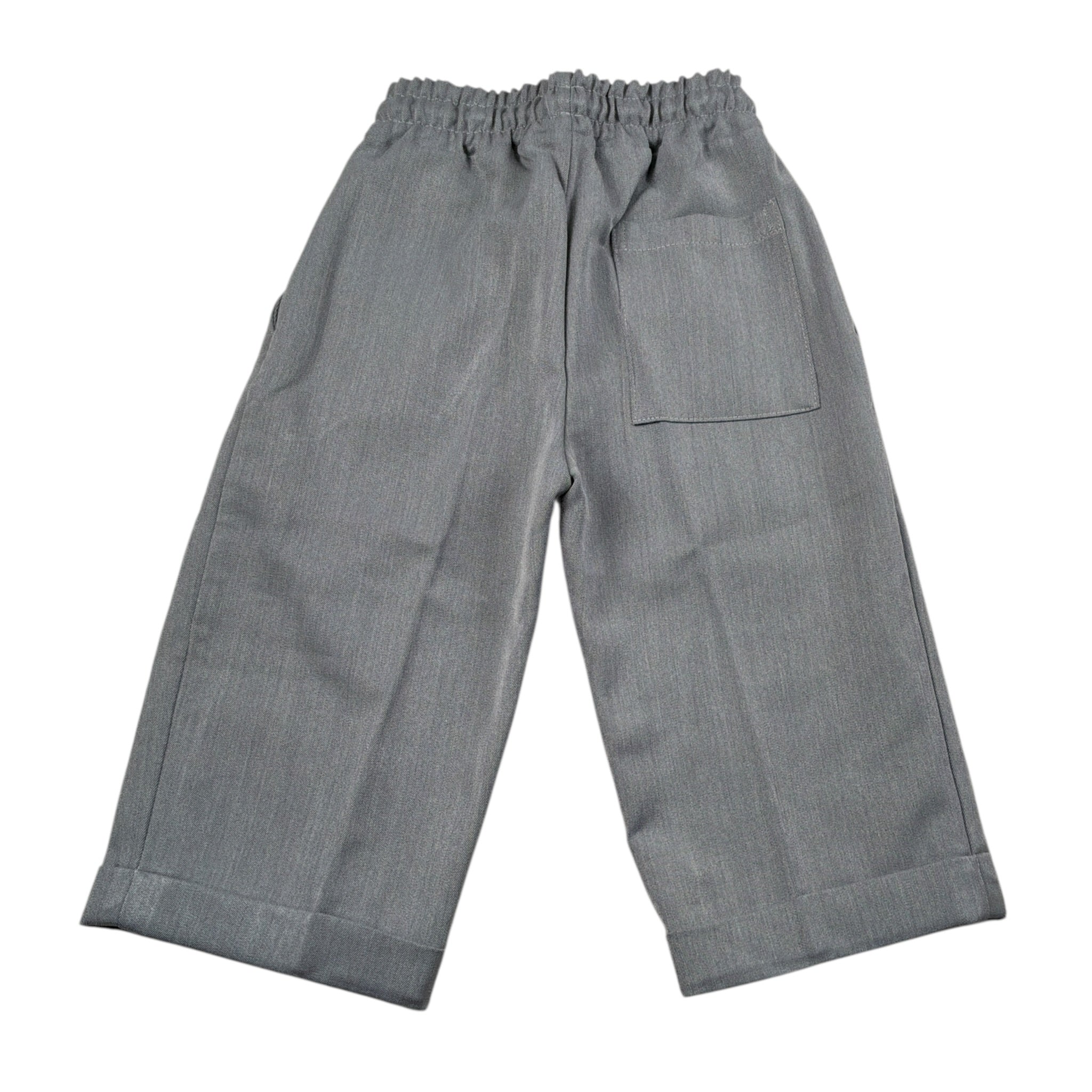 Brian Rush Pantalone tinta unita con Elastico In Vita Grigio per Neonato BR747 GRIGIO BRIAN RUSH 