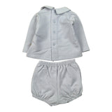 Calamaro Completo 2 Pezzi Shirt-Culotte Azzurro per Neonato 11173X AZZURRO CALAMARO 