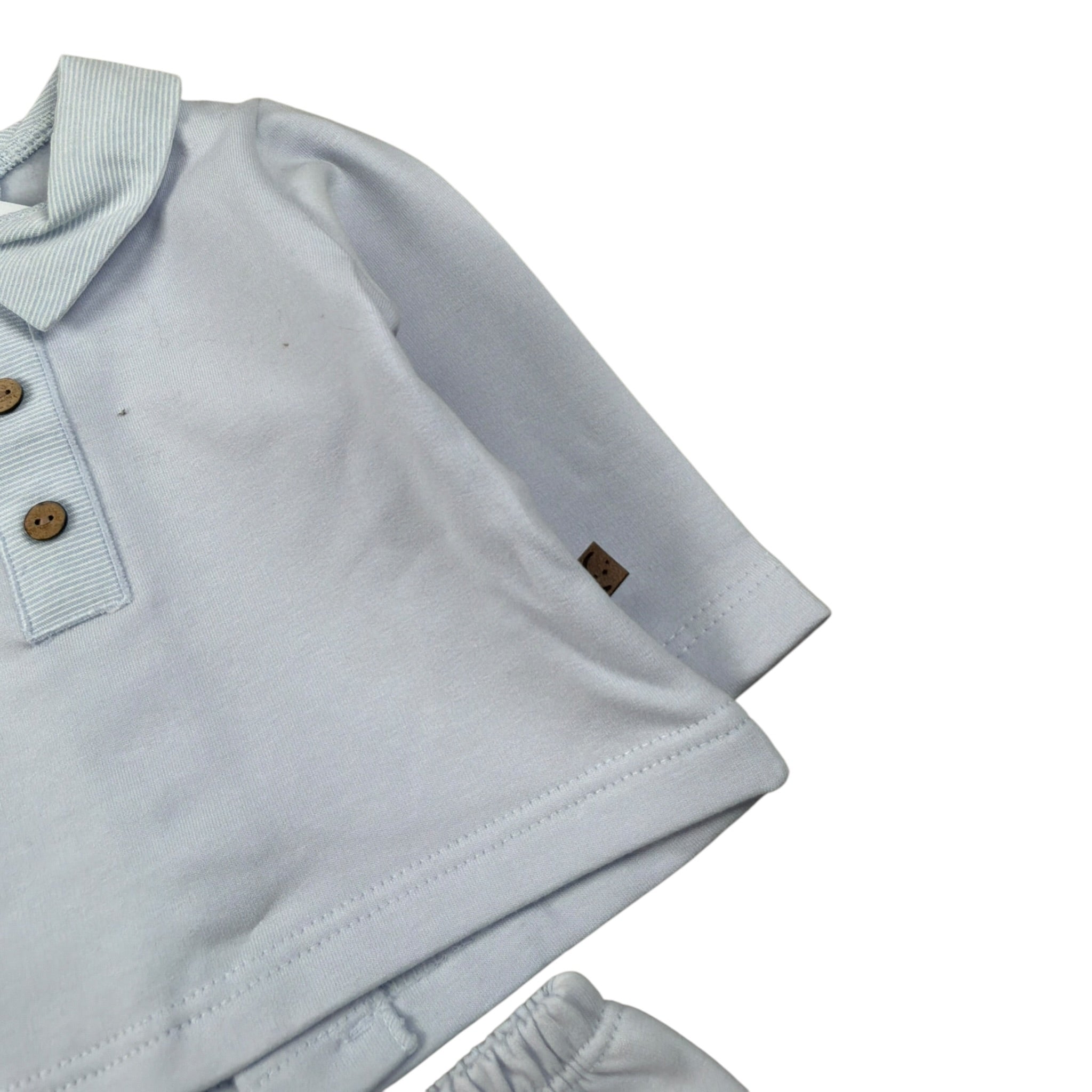 Calamaro Completo 2 Pezzi Shirt-Culotte Azzurro per Neonato 11173X AZZURRO CALAMARO 