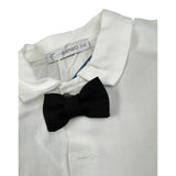 Calamaro Completo 3Pz Camicia-Bermuda-Papillon Bianco/Nero per Neonato 11258 BIANCO/NERO CALAMARO 