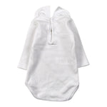 Calamaro Body tinta unita con Colletto Bianco per Bambina 190900J BIANCO CALAMARO 