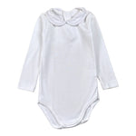Calamaro Body tinta unita con Colletto Bianco per Neonata JEJE BIANCO CALAMARO 