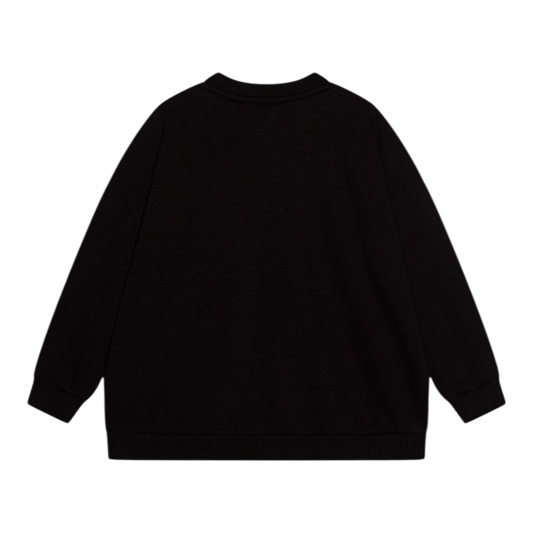 Calvin Klein Felpa tinta unita con Logo Nero per Bambina 02738 NERO CALVIN KLEIN 