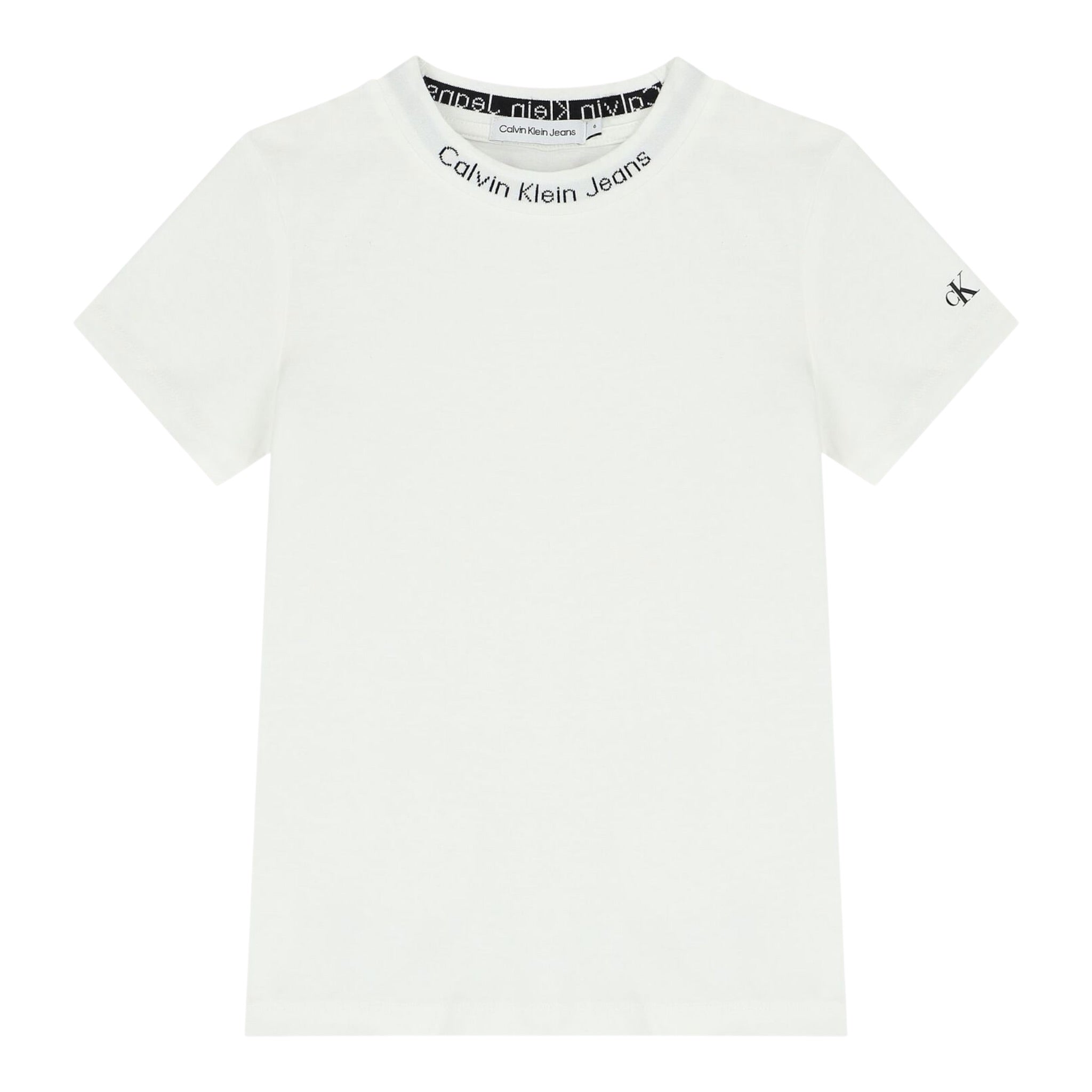 Calvin Klein Set 2 T-Shirt Bicolore Bianco/Nero per Bambino IB0IB01887 BIANCO/NERO CALVIN KLEIN 