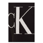 Calvin Klein Maglia Girocollo tinta unita con Logo Nero/Bianco per Bambino IB0IB01961 NERO/BIANCO CALVIN KLEIN 