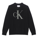Calvin Klein Maglia Girocollo tinta unita con Logo Nero per Bambino IB0IB02152 NERO CALVIN KLEIN 